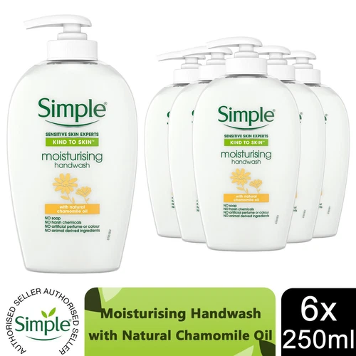 Lavado a mano hidratante simple Sensitive Skin Expert con aceite de manzanilla 250 ml, 6 un. - Imagen 1 de 11