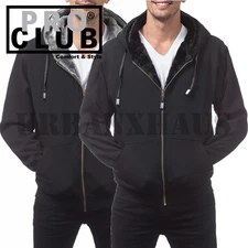 PRO CLUB MEN'S HEAVY-WEIGHT FLEECE PILE FULL ZIP JACKET (S-3XL)