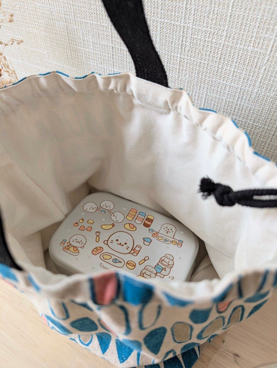 Drawstring bag Lunch bag Accessory case Drawstrin… - image 5