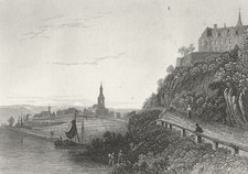 GERMANY. Remagen & St Apollinarisberg. Tombleson 1830 old antique print