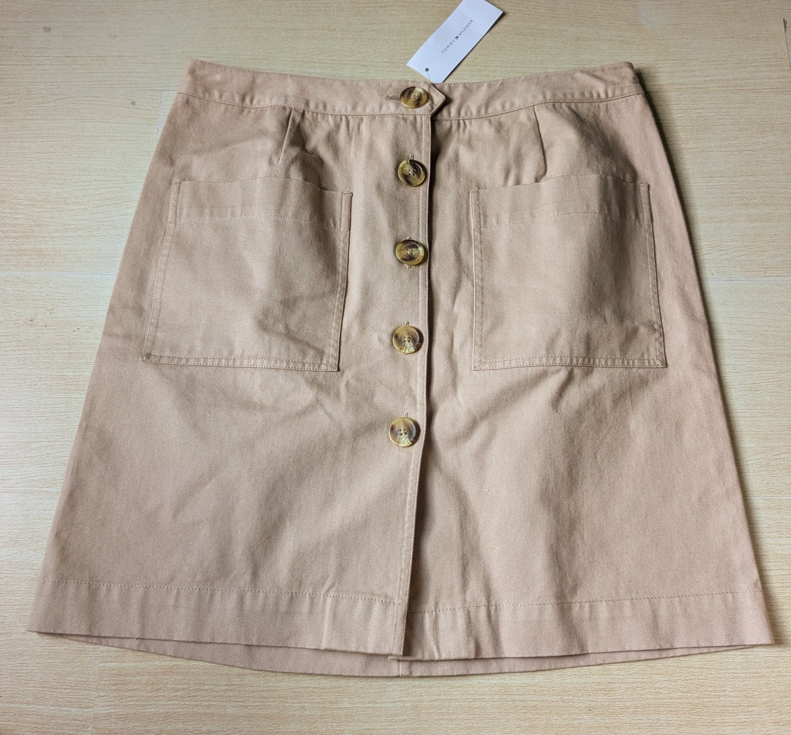 Tommy Hilfiger Cargo Skirt Button Front Size 12 New with Tags