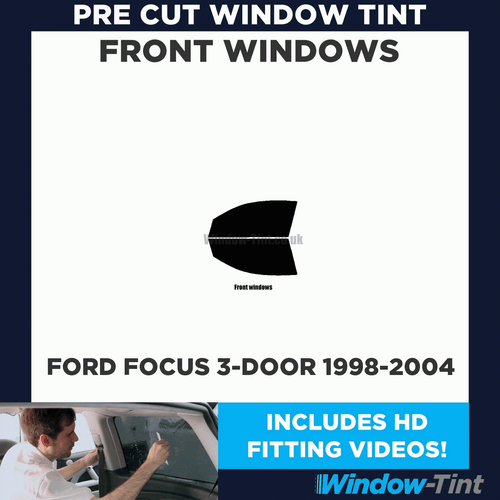Chameleon Tint For Ford Focus 3-door Hatchback 1998-2004 Pre Cut Front Legal - Picture 5 of 8