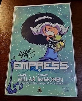 EMPRESS #1 1st App   QUEEN EMPORIA Signed SKOTTIE YOUNG Variant w COA 2016 NM+ 