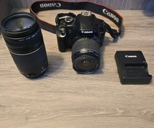 Canon EOS Rebel XSi / 450D 12.2MP EFS 18-55 and EFS 75-300MM*READ DESCRIPTION*