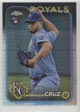 2024 Topps Chrome Prism Refractor Steven Cruz #187 00gy