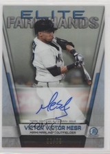 2019 Bowman Chrome Elite Farmhands 22/75 Victor Victor Mesa #EFA-VVM Auto ia4