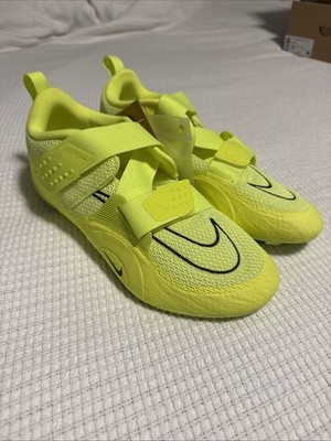 Nike SuperRep Cycle 2 Men's Athletic Cycling Shoes Yellow Green, Size 10