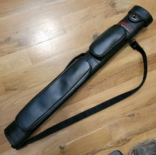 BARELY USED! J PECHAUER 2X2 Hard Pool Cue Case VERY HIGH QUALITY! JP J.Pechauer