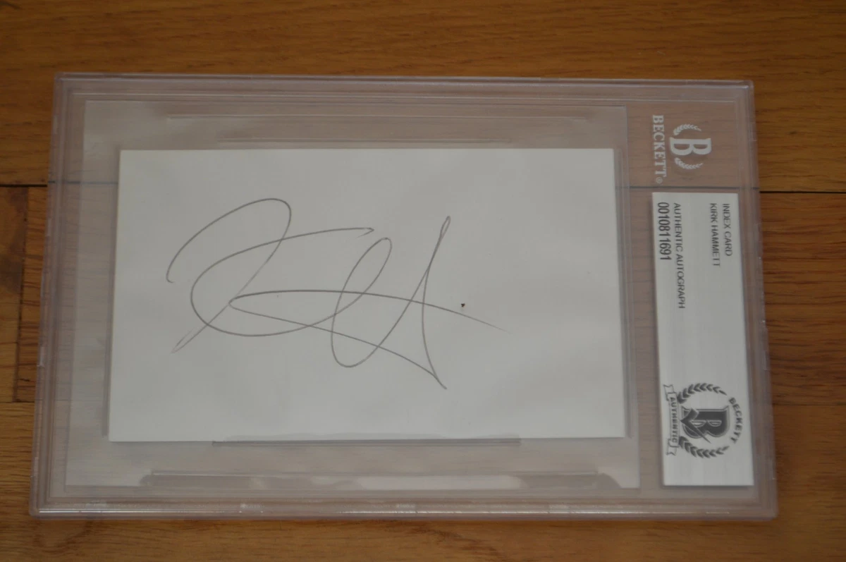 25+ Original Autographed Rock & Pop Cards & Papers for sale