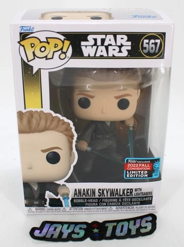 Anakin Skywalker with Lightsabers Funko Pop! Star Wars #567 2022 Fall Convention