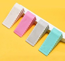 4 Pack Door Stoppers,Dopamine Color Rubber Door Stopper Wedge,Door Stoppers S...