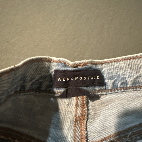 New Aero 90’s Baggy Jean Shorts Hemp Denim Size 00 Distressed $58 Aeropostale - Picture 9 of 14