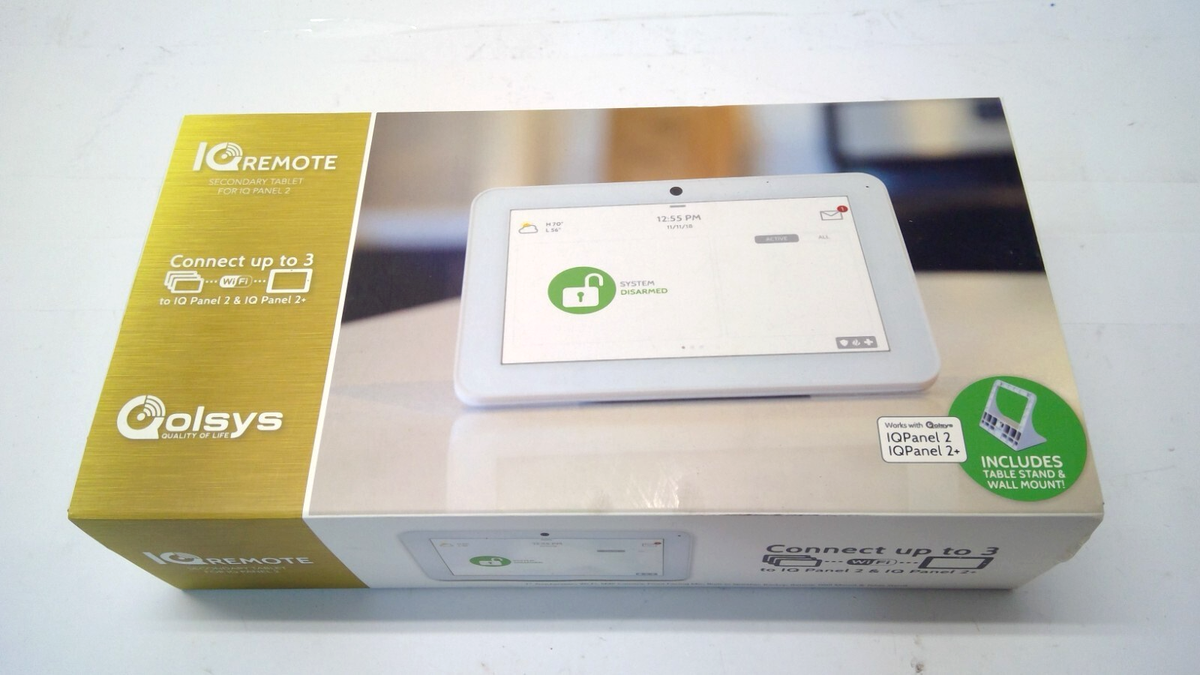 Qolsys QW9104-840 IQ Remote Secondary Touchscreen Alarm Keypad