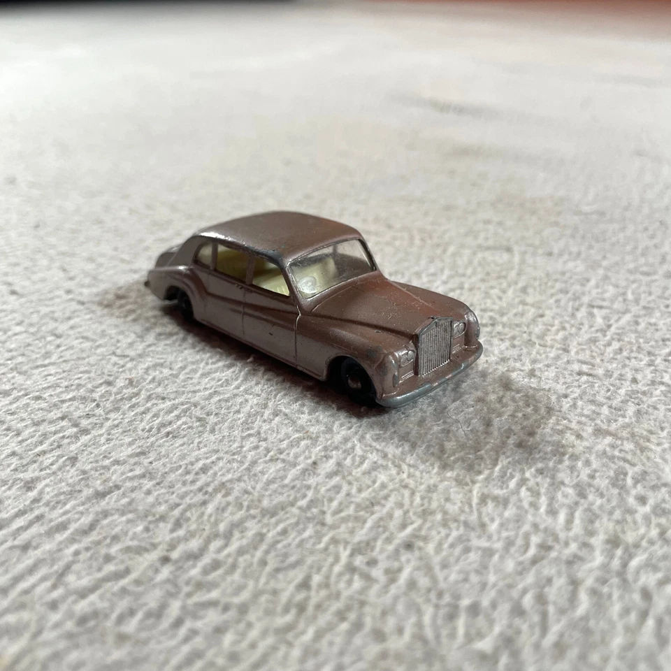 Lesney Matchbox Rolls Royce Phantom V Nº 44 1964 Bronceado Hecho en Reino Unido Foto 4 de 4