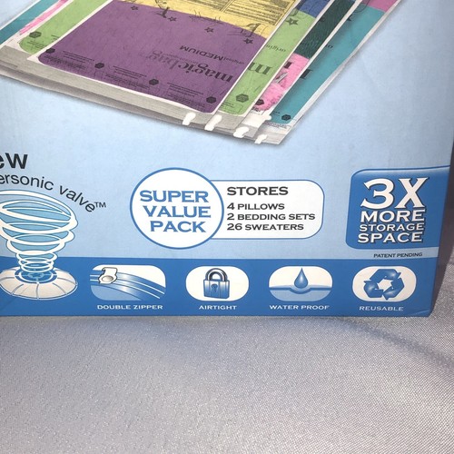 Magic Bag Instant Space Storage Bags, Vaccum Seal, Combo Set of 4 - 第 4/5 張圖片