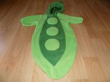 Infant Baby Size Newborn 0-6 Months Pea in the Pod Halloween Costume Bunting EUC