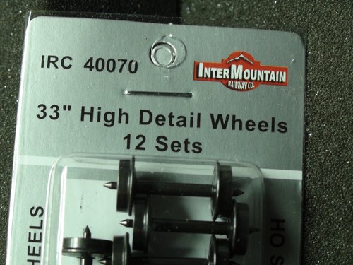 RUEDAS HO-INTERMOUNTAIN RAILWAY IRC 40070 ALTO DETALLE 33" 12 JUEGOS  | Zustand: New