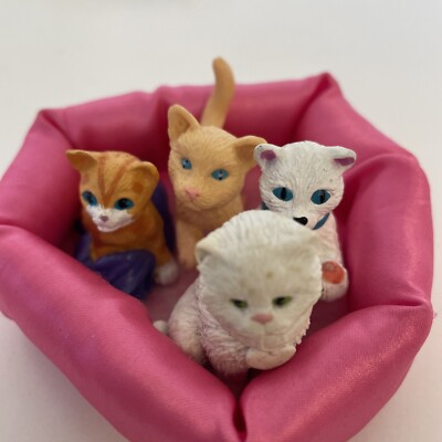 Vintage 90er Jahre Katze Kätzchen in meiner Tasche