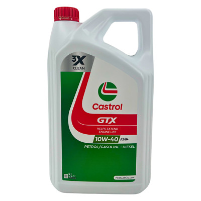 Castrol GTX Ultraclean 10W-40 A/B 5 Liter A3/B4 VW 501 01 / 505 00 Renault Fiat 