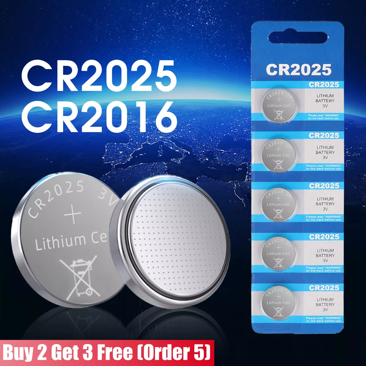 CR2016 Single Use Batteries for sale