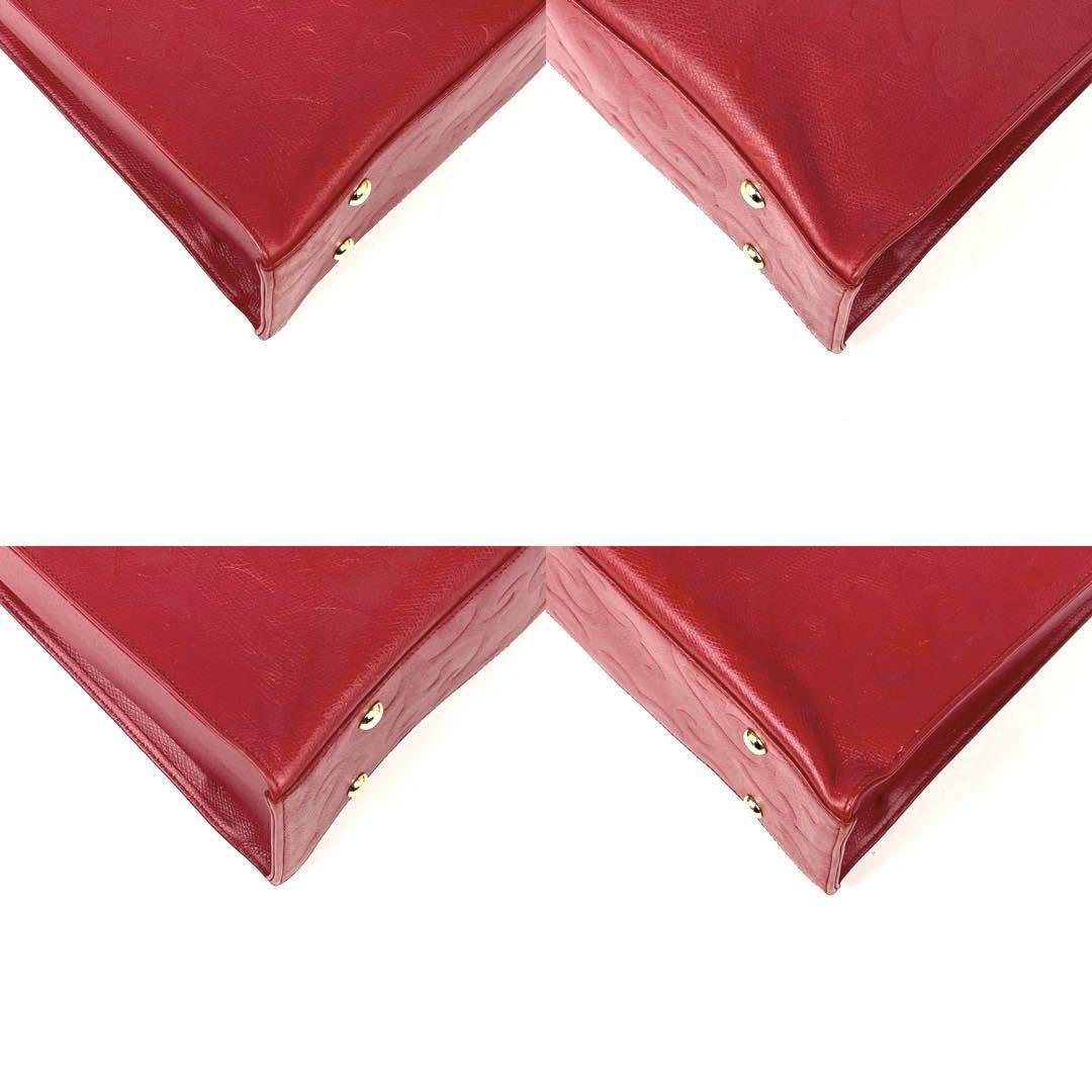 Borsa a tracolla Yves Saint Laurent YSL in pelle rossa vintage dal Giappone