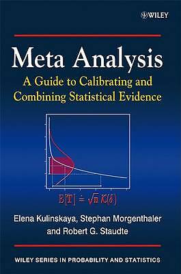 Meta Analysis: A Guide to Calibrating and Combining Statistical Evidence by...
