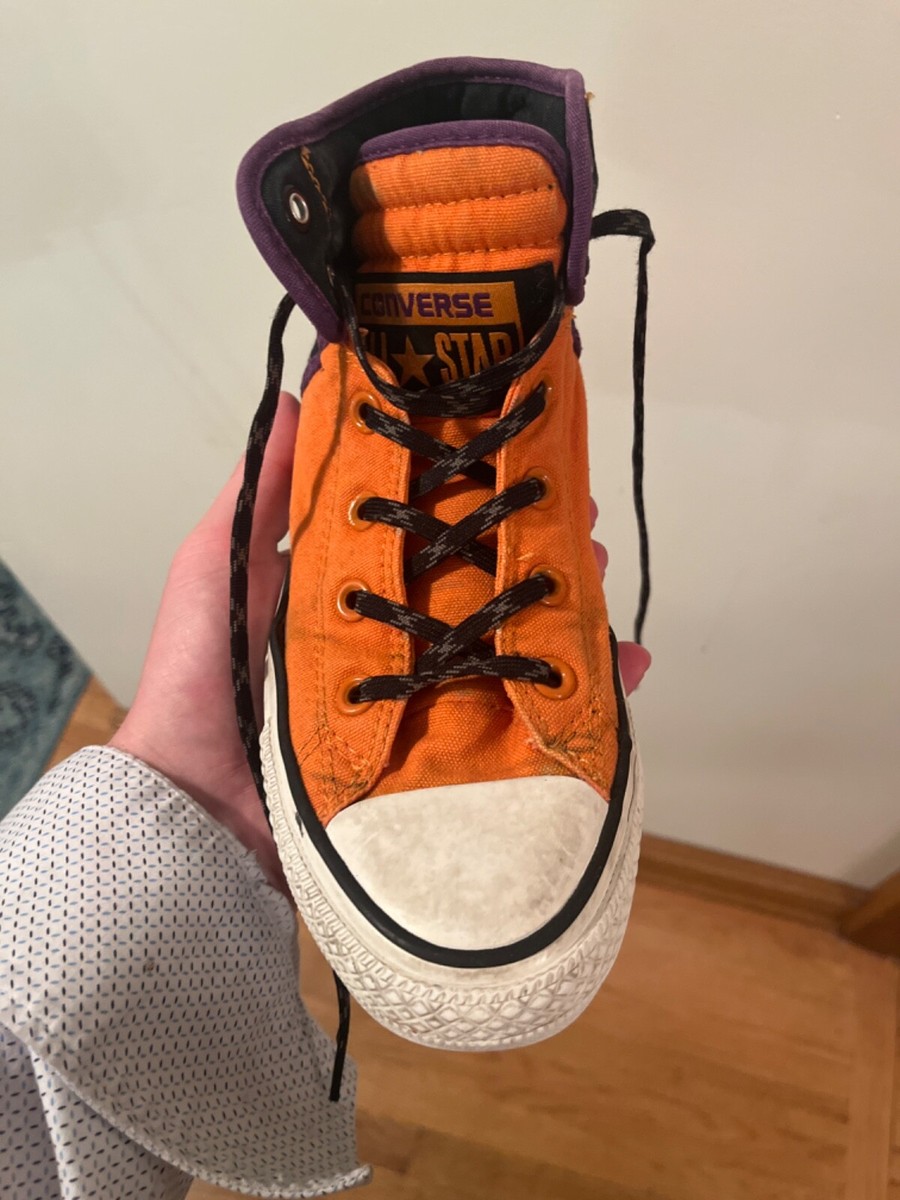 Converse Chucks Hi Top Black Purple Orange Converse All Star | Shoes | Converse All Star Hitops Black  main image 4