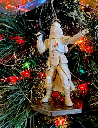2024 Snow Storm Trooper Clone Star Wars Christmas Tree Ornament, New