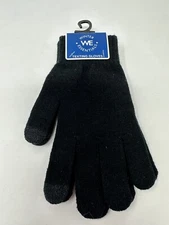 Winter Essentials Unisex Adult Texting Gloves - One Size Fits All Black