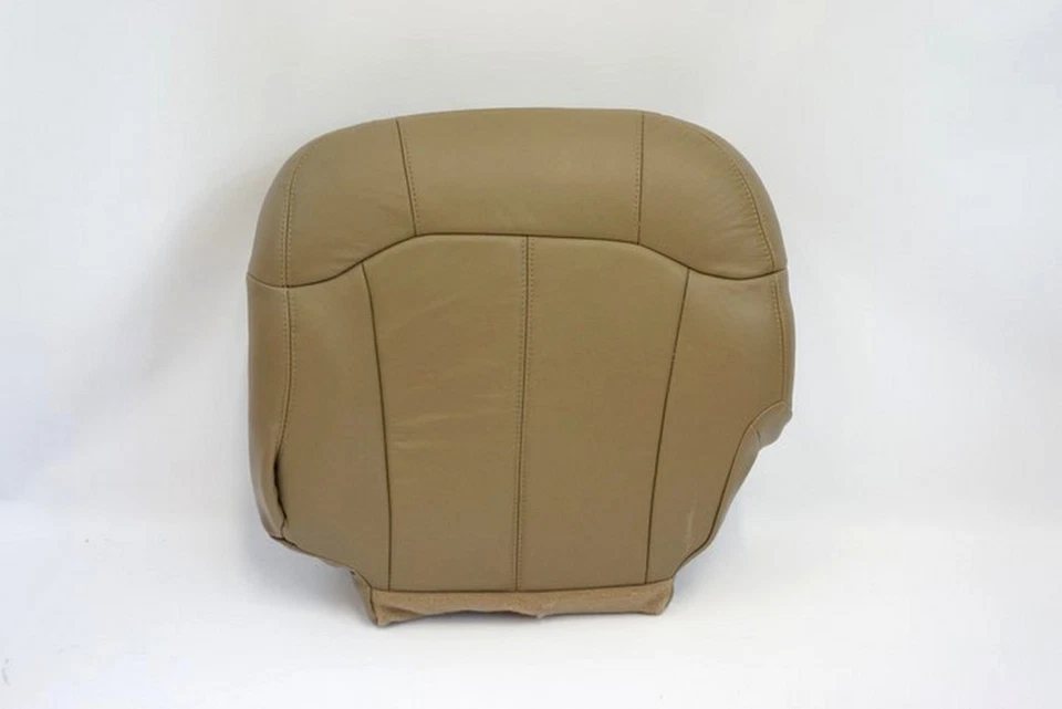 Chevy Silverado 2500 1999 2000 2001 2002 pasajero parte inferior cuero cubierta de asiento bronceado Foto 2 de 3