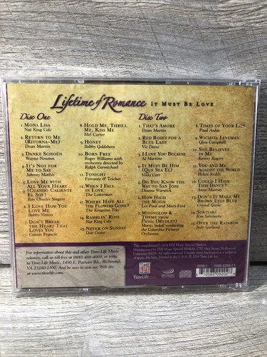 Lifetime of Romance - It Must Be Love Time Life CD NEW - Picture 2 of 2