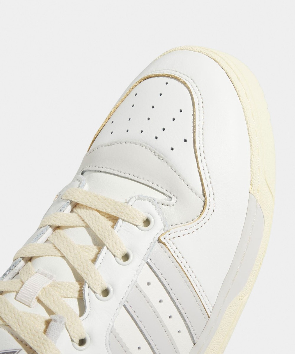 ★adidas★ Rivalry Low 86 White Grey GZ2556 adidas Rivalry Low 86 Core White Grey Men's - GZ2556 - US