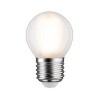 Paulmann Led Tropfen, Ø 45 Mm, 5W = 40W, E27, 470 Lm, Matt, Warmweiß (2700 K)