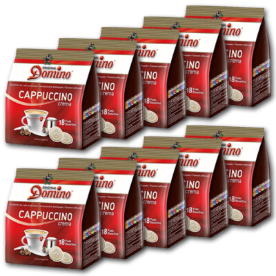Domino Kaffeepads Cappuccino 10x18 Pads - für fast alle Padmachinen geeignet