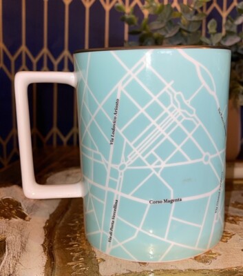Tiffany & Co. Ltd Edition. Fifth Avenue Manhattan Mug Blue Bone
