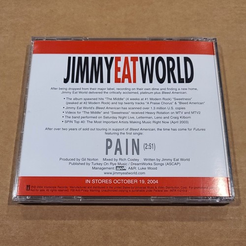 Jimmy Eat World "Pain" Promo CD - Foto 4 di 4