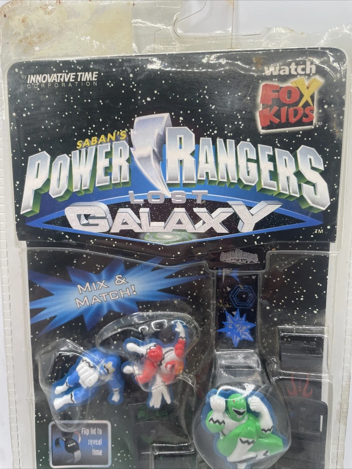 Novo relógio de pulso raro Sabans Power Rangers Lost Galaxy relógio cósmico - Imagem 2 de 4