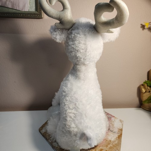 Build A Bear GLISTEN Sparkle White Reindeer 18" Plush - Batteries Needed - Picture 4 of 9