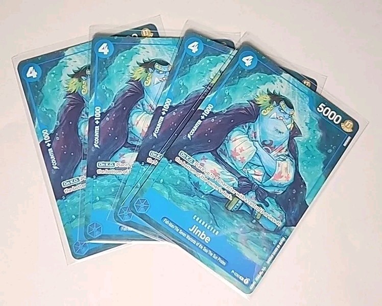 4x Jinbe P-030 One Piece Trading Card Game TCG English Playset ST17 x4 4 Doffy