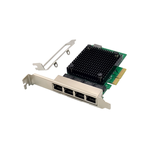 2.5G Network card 4 Ports RJ45 PCIe x4 Gigabit Server Lan Card 2500Mbps