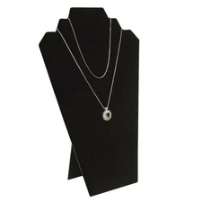 Black Velvet Jewelry Necklace Easel Necklace Display Stand ~ 7 Styles