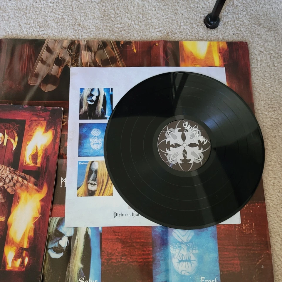 Satyricon Nemesis OG vinyl LP big poster Mayhem marduk immortal darkthrone GRAIL - Image 4 of 4