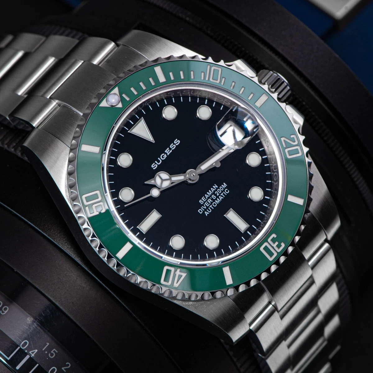 Sugess ISO 6425 Genuine Ceramic Bezel x 316L 200m DIVER S Mens Watch SP126610LV