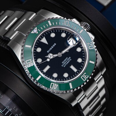 Sugess ISO-6425 Genuine Ceramic Bezel x 316L 200m DIVER'S Mens Watch SP126610LV