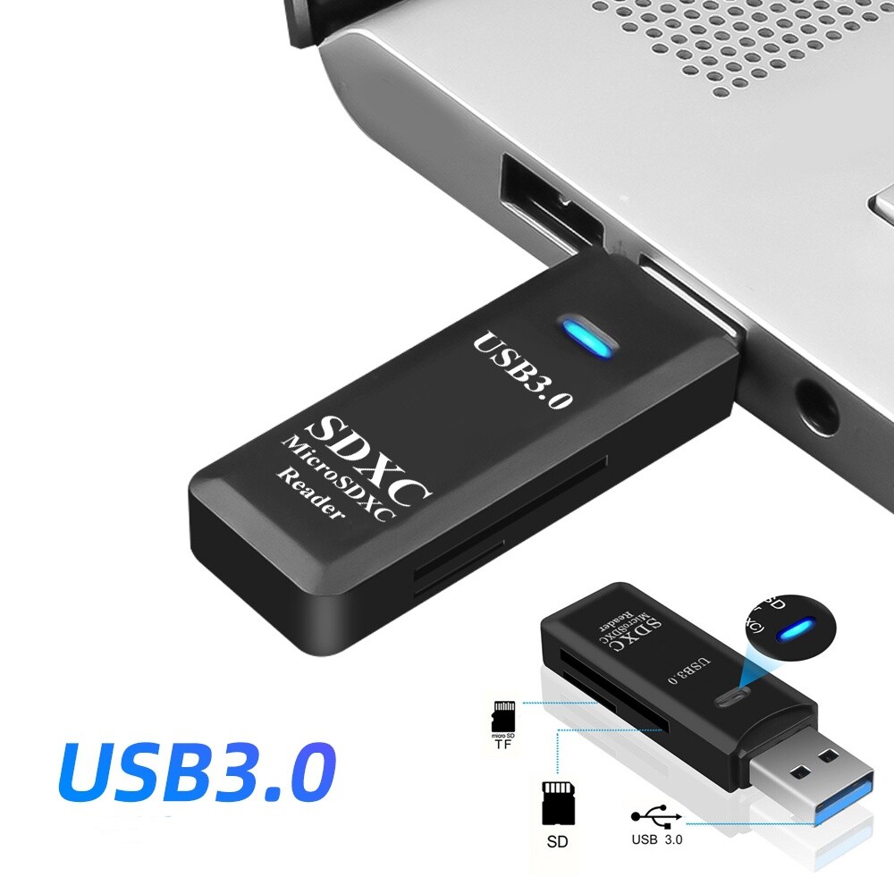 High Speed USB 3.0 Card Reader Adapter For Micro SD SDXC TF T-Flash Memory  Card | eBay