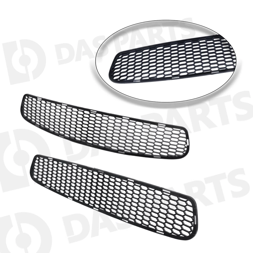 1M Style Front Bumper Fog Lamps Grille For 08-13 BMW E82 E88 1 Series 128i 135i Foto 4 de 4