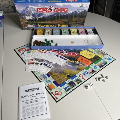 monopoly national parks edition complete set Great condition