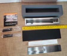 Houswise Vesper Tabletop Fire Pit With Marshmellow Forks