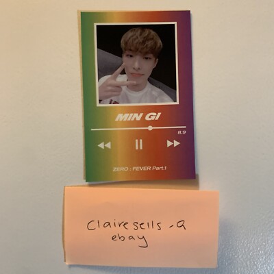 ATEEZ Mingi ZERO : FEVER Part.1 POP UP STORE 109 Winner LTD Lottery Photocard
