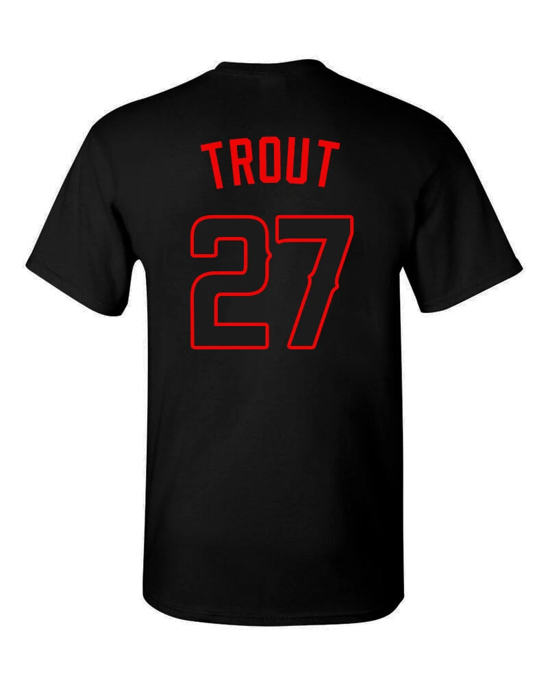 Angels Mike Trout T shirt jersey